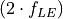 (2\cdot f_{LE})